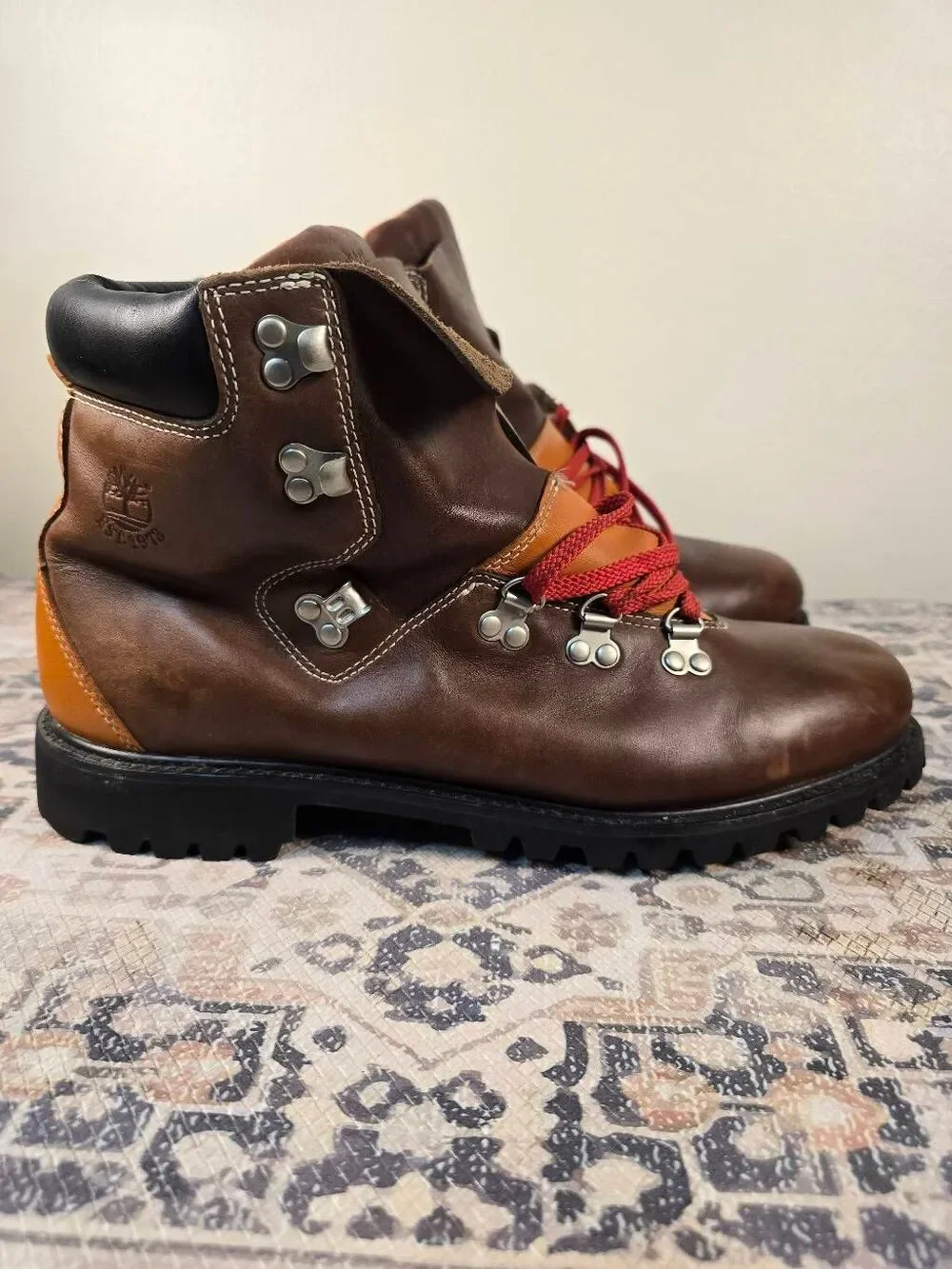 Vintage Timberland 1978 Hiker Super Boot USA Vibram Sole Men’s Size 12